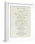 An Important First Class Passenger Menu from the R.M.S. Titanic, Cafe Parisien-null-Framed Giclee Print