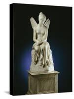 An Important Italian White Marble Figure of Psyche Abandoned, 1st Half 19th Century-Pietro Tenerani-Stretched Canvas