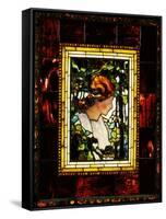 An Important Leaded Glass Portrait Window, Dated Prior 1900-Tiffany Studios-Framed Stretched Canvas