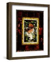 An Important Leaded Glass Portrait Window, Dated Prior 1900-Tiffany Studios-Framed Giclee Print