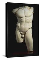 An Important Roman Marble Torso of the Diadumenos of Polykeitos-null-Stretched Canvas