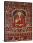 An Important Tibetan Thang.ka Depicting Bkra.Shis.Dpal circa 1300-null-Stretched Canvas