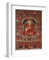 An Important Tibetan Thang.ka Depicting Bkra.Shis.Dpal circa 1300-null-Framed Giclee Print