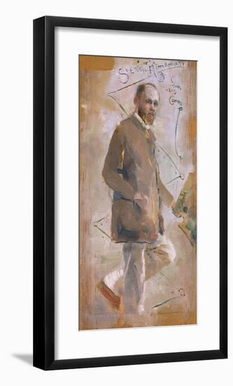 An Impressionist (Tom Roberts)-Charles Conder-Framed Premium Giclee Print