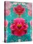 An Impressionistic and Dreamy Floral Montage-Alaya Gadeh-Stretched Canvas