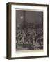 An Impromptu Dance in Trafalgar Square on Saturday Evening-Frederic De Haenen-Framed Giclee Print
