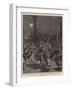 An Impromptu Dance in Trafalgar Square on Saturday Evening-Frederic De Haenen-Framed Giclee Print