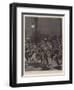 An Impromptu Dance in Trafalgar Square on Saturday Evening-Frederic De Haenen-Framed Premium Giclee Print