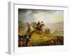 An Incident at the Battle of Waterloo in 1815-Thomas Jones Barker-Framed Giclee Print