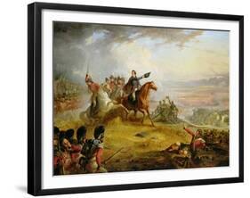 An Incident at the Battle of Waterloo in 1815-Thomas Jones Barker-Framed Giclee Print