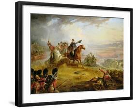 An Incident at the Battle of Waterloo in 1815-Thomas Jones Barker-Framed Giclee Print