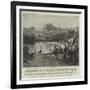 An Incident in a South African Campaign, Swimming Horses across a River-null-Framed Giclee Print