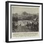 An Incident in a South African Campaign, Swimming Horses across a River-null-Framed Giclee Print