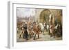 An Incident in the Peninsular War-Robert Alexander Hillingford-Framed Giclee Print