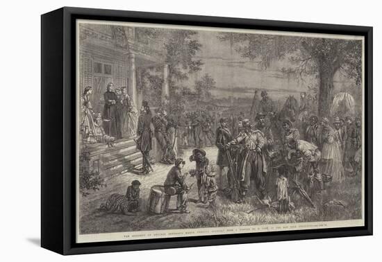 An Incident of General Sherman's March Through Georgia-Thomas Nast-Framed Stretched Canvas