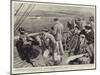 An Incident of the Blockade of Crete, a British Liner Stopped by a Warship-William Small-Mounted Giclee Print