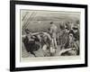 An Incident of the Blockade of Crete, a British Liner Stopped by a Warship-William Small-Framed Giclee Print