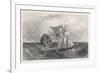 An "Indiaman", a Trading Ship Returning from the Indies with a Rich Cargo, is Attacked by Pirates-Clarkson Stanfield-Framed Premium Giclee Print