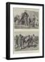 An Indian Army Camp of Exercise in the Madras Presidency-null-Framed Giclee Print