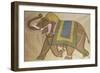 An Indian Elephant, Indian-null-Framed Giclee Print