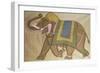 An Indian Elephant, Indian-null-Framed Giclee Print