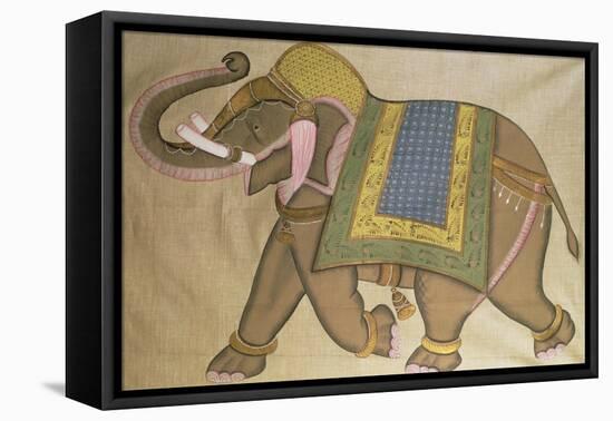 An Indian Elephant, Indian-null-Framed Stretched Canvas