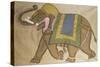 An Indian Elephant, Indian-null-Stretched Canvas
