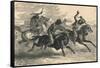 An Indian Horse Race, C19th Century-null-Framed Stretched Canvas