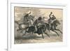 An Indian Horse Race, C19th Century-null-Framed Giclee Print