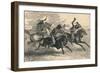 An Indian Horse Race, C19th Century-null-Framed Giclee Print