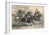 An Indian Horse Race, C19th Century-null-Framed Giclee Print