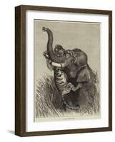 An Indian Hunting Trophy-null-Framed Giclee Print