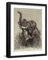 An Indian Hunting Trophy-null-Framed Giclee Print