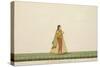 An Indian Macaroni Lady, 1800-10-Ramdass-Stretched Canvas