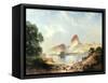 An Indian Paradise-Thomas Moran-Framed Stretched Canvas