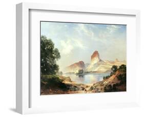 An Indian Paradise-Thomas Moran-Framed Art Print