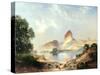 An Indian Paradise-Thomas Moran-Stretched Canvas