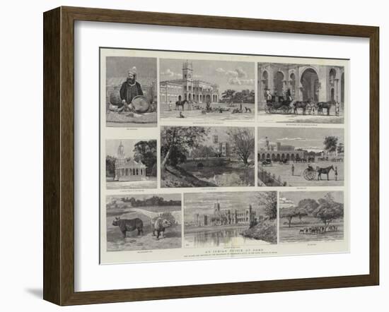 An Indian Prince at Home-null-Framed Giclee Print
