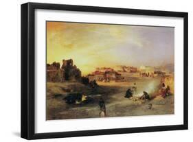 An Indian Pueblo, 1905-Thomas Moran-Framed Giclee Print