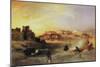 An Indian Pueblo, 1905-Thomas Moran-Mounted Giclee Print