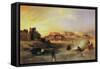 An Indian Pueblo, 1905-Thomas Moran-Framed Stretched Canvas