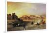 An Indian Pueblo, 1905-Thomas Moran-Framed Giclee Print