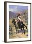 An Indian Trapper, 1889-Frederic Sackrider Remington-Framed Giclee Print