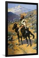 An Indian Trapper-Frederic Sackrider Remington-Framed Art Print