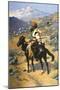 An Indian Trapper-Frederic Sackrider Remington-Mounted Art Print