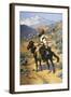 An Indian Trapper-Frederic Sackrider Remington-Framed Art Print