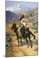 An Indian Trapper-Frederic Sackrider Remington-Mounted Art Print