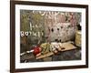 An Indonesian Boy Wearing a Spiderman Mask Sleeps on a Piece of Cardboard-Ed Wray-Framed Photographic Print