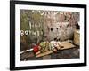 An Indonesian Boy Wearing a Spiderman Mask Sleeps on a Piece of Cardboard-Ed Wray-Framed Photographic Print