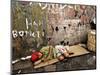 An Indonesian Boy Wearing a Spiderman Mask Sleeps on a Piece of Cardboard-Ed Wray-Mounted Photographic Print